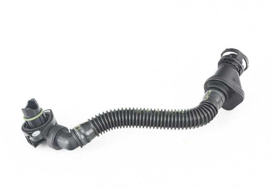 Tubo de ventilación de motor OEM 11157848340 para BMW X5 F85 y X6 F86 con motor S63R. Compatible con modelos X5 M y X6 M fabricados entre 12/2014 y 07/2019. Original BMW.