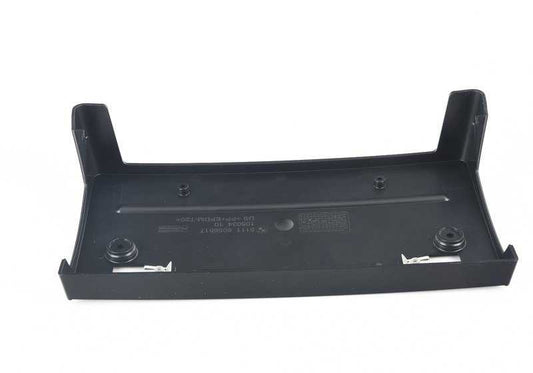Soporte de matrícula OEM 51118056517 para BMW F16. Repuesto original BMW.