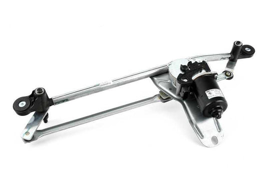 Motor del limpiaparabrisas delantero con varillaje OEM 61617111535 para BMW X5 E53 (todas las versiones 3.0d y 3.0i 2000-2006). Repuesto original BMW.