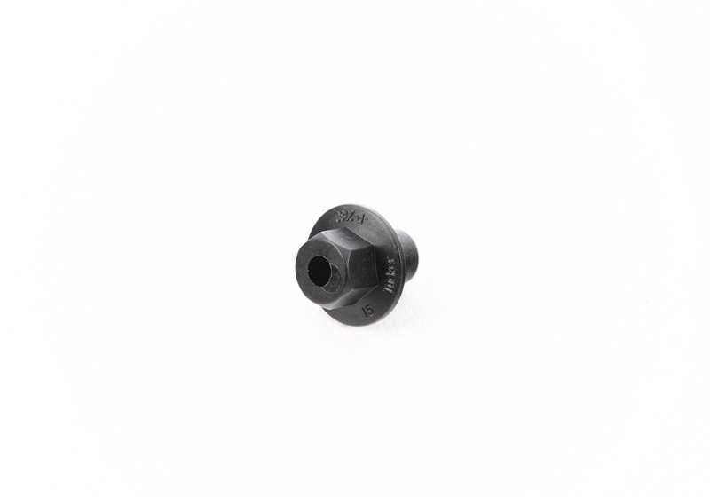 Tuerca hexagonal OEM 61356953432 para BMW E81, E82, E87, E88, U06, E90, E91, E92, E93, F90, G30, G31, G38, G32, G11, G12, G14, G15, G16, E84, U11, F25, G45, F26, E70, G05, E71, E72, G06, G07, E89 y MINI F56, F57. Original BMW y MINI.