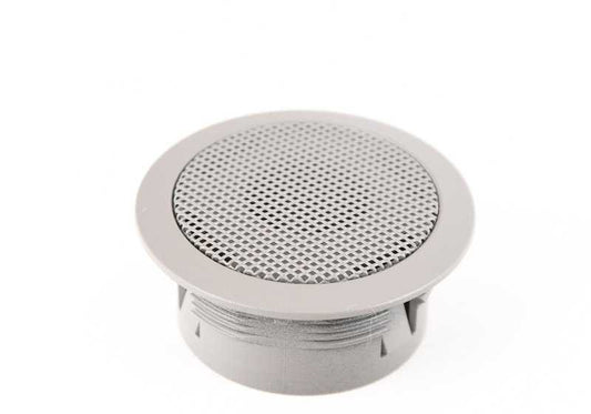 Président aigu OEM 65138361503 pour BMW E36. BMW d'origine. Idéal pour améliorer le son de aigu dans le système stéréo ou hifi. Couleur de sable gris.