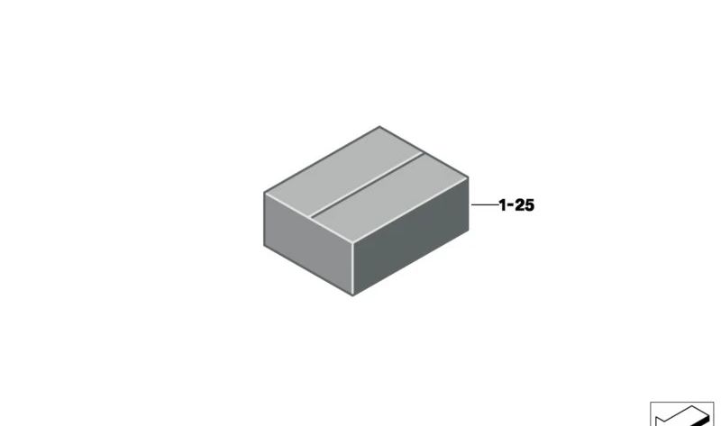 Enfriador de aceite de la caja de cambios OEM 17222483657 para BMW E70, E71, F01, F02, F04, F07, F10, F11, F12, F13, F15, F16, F25, G30, G31, G32, G11, G12, G05. Original BMW.