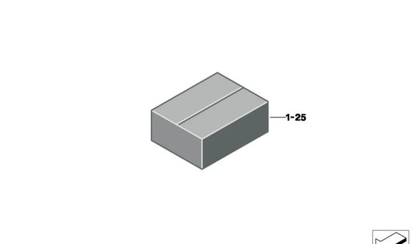 Enfriador de aceite de la caja de cambios OEM 17222483657 para BMW E70, E71, F01, F02, F04, F07, F10, F11, F12, F13, F15, F16, F25, G30, G31, G32, G11, G12, G05. Original BMW.