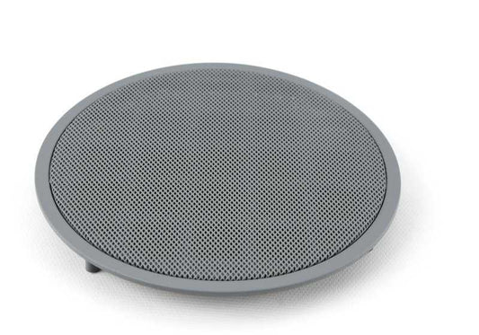 Rejilla altavoz puerta gris OEM 51418190825 para BMW E39, E38. Pieza original BMW.
