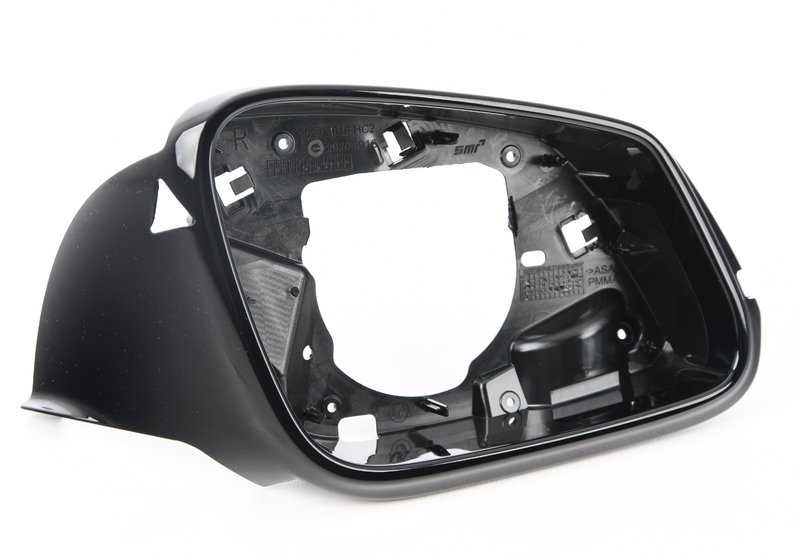 Soporte embellecedor espejo derecho negro brillo OEM 51167302412 para BMW F20, F20N, F21, F21N, F22, F22N, F23, F23N, F87, F87N, F30, F30N, F31, F31N, F34, F34N, F35, F35N, F32, F32N, F33, F33N, F36, F36N. Original BMW.