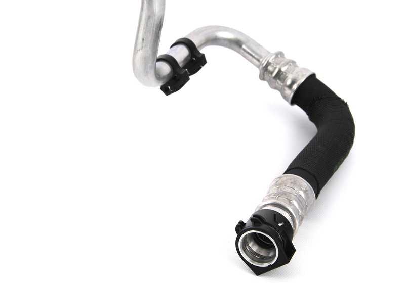 Tubería de refrigeración de aceite OEM 17227590613 para BMW F07, F10, F06, F12, F13, F01, F02. Original BMW.