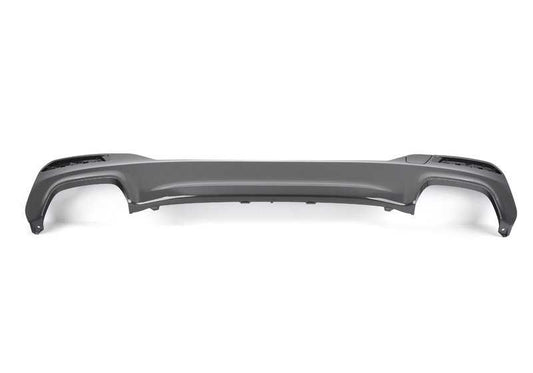 Embellecedor trasero parachoques OEM 51128067763 para BMW G30 y G31. Repuesto original BMW.