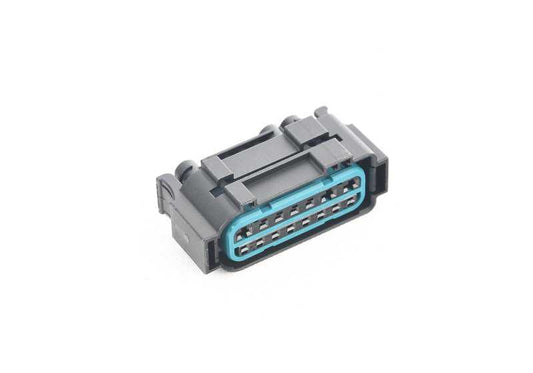 Conector hembra universal 15 pines OEM 12527590358 para BMW F40, F70, F44, F74, F78, G87, G20, G21, G28, G80, G81, G11, G12, G14, G15, G16, U11, U12, F39, U10, G05, G18, F95, G06, F96, G07, G09, G29. Original BMW.