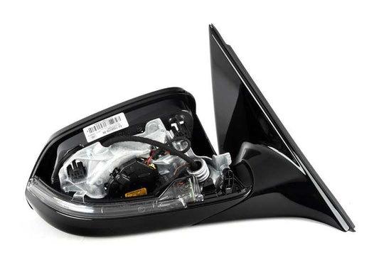 Right retrovisor without heating glass Shadow-Line Oem 51167350726 for BMW F10, F11, F18 (Series 5). Original BMW.