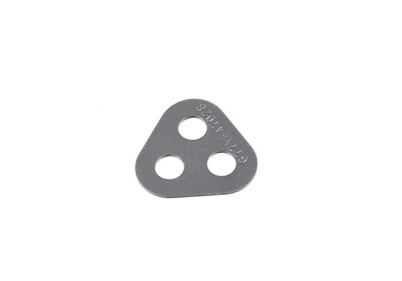 1.0 mm separation plate 54218407541 for BMW Z3 {E36 Z3 1.8, 1.9, 2.0} Models CJ11, CH71, CH72, CH81, CH82, CM11, CM12, CL31, CL32, CL41. Original BMW.