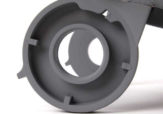 Reposabrazos superior en símil cuero gris OEM 51168248547 para BMW E46. Pieza original BMW. Ideal si tu apoyabrazos está desgastado o quieres renovar el interior de tu coche.