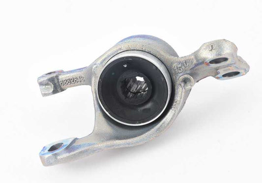Soporte brazo de suspensión delantero izquierdo con silentblock OEM 31128831645 para BMW F40, F44, F45, F46, F48, F39, F55, F56, F57, F54, F60. Original BMW.