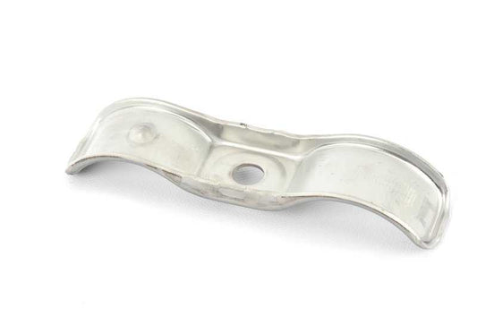 Abrazadera de escape inferior OEM 18207551219 para BMW E81, E82, E87, E88 (modelos 125i, 130i). Original BMW.