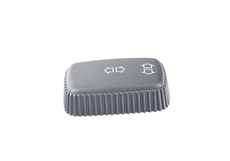 Botón ajuste asiento delantero OEM 61311392490 para BMW E31 {840Ci, 840i} con cambio manual y automático. Original BMW.