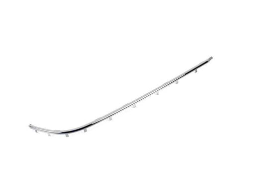 Embellecedor lateral izquierdo cromado OEM 51127005911 para BMW Serie 5 E39 {520d, 520i (DH11, DH12, DH21, DH22, DR11, DR12, DR21, DR22, DS11)}. Original BMW.