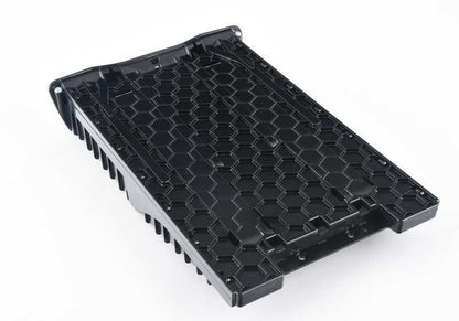 Portavasos para reposabrazos trasero OEM 52207423024 para BMW G38, G11, y G12. Compatible con modelos como 525Li, 528Li, 530Le, 530Li, 540Li, 725d, 730d. Original BMW.