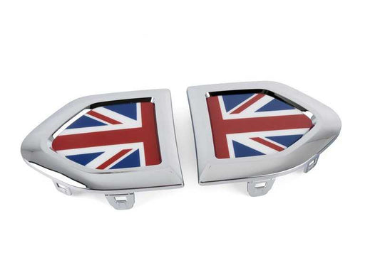 Moldura lateral Union Jack OEM 51132413351 para MINI Countryman F60, F60 LCI. Original MINI.