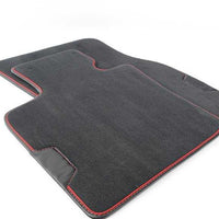 Alfombrillas textiles delanteras JCW OEM 51472469125 para MINI F56, F55, F57, F66... y más. Original MINI.