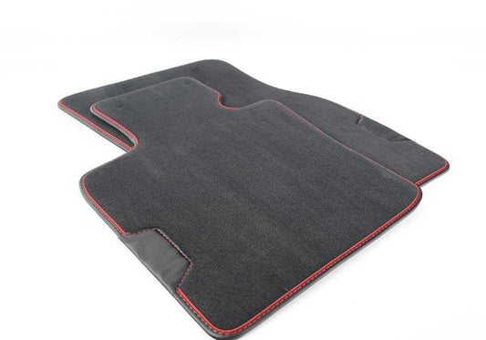 Alfombrillas textiles delanteras JCW OEM 51472469125 para MINI F56, F55, F57, F66... y más. Original MINI.