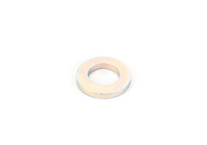Arandela M14 OEM 33171132302 para BMW E36, E34, E32, E31. Compatible con modelos como M3 E36 y 518i E34, entre otros. Pieza original BMW. Ideal para fijación en suspensión trasera y diferencial.