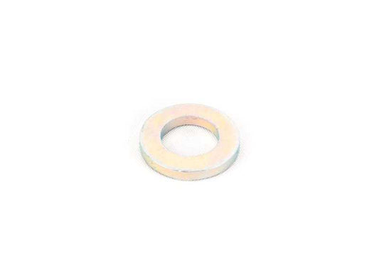 Arandela M14 OEM 33171132302 para BMW E36, E34, E32, E31. Compatible con modelos como M3 E36 y 518i E34, entre otros. Pieza original BMW. Ideal para fijación en suspensión trasera y diferencial.