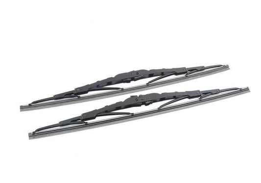 Juego de escobillas limpiaparabrisas OEM 61611357272 para BMW 114, 2002, 2002tii, E9 (2.5CS, 3.0CSiL), NK (1500). Original BMW.