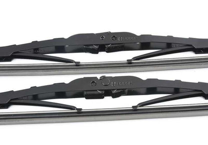 Juego de escobillas limpiaparabrisas OEM 61611357272 para BMW 114, 2002, 2002tii, E9 (2.5CS, 3.0CSiL), NK (1500). Original BMW.