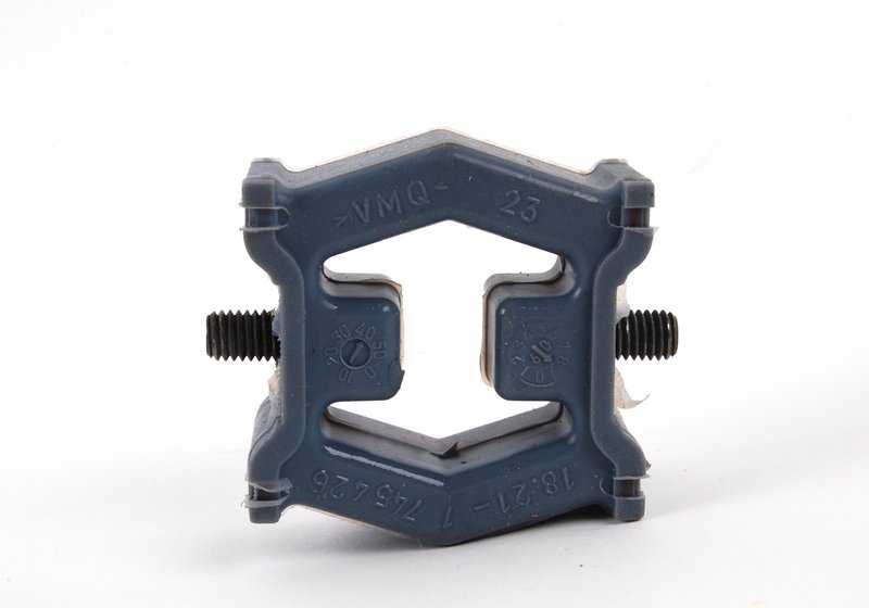 Soporte de goma escape OEM 18211745426 para BMW E46, E39, E38, E85, E86, E89. Original BMW.