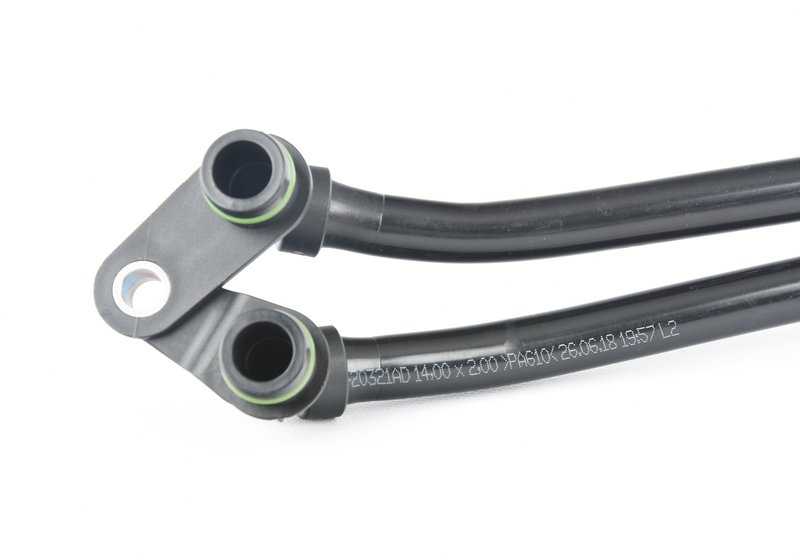 Tubo enfriador de aceite de la transmisión OEM 17227604980 para BMW F20, F20N, F21, F21N, F22, F23, F30, F30N, F31, F34, F35, F35N, F32, F33, F36. Original BMW.