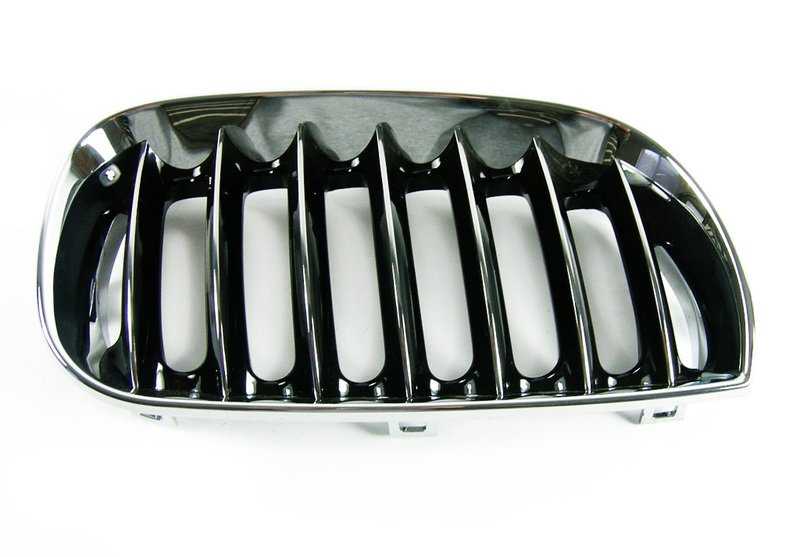 Front right decorative grille for BMW X3 E83, E83N (OEM 51133414904). Original BMW