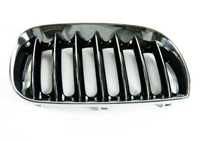 Front right decorative grille for BMW X3 E83, E83N (OEM 51133414904). Original BMW
