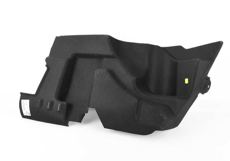 Revestimiento lateral izquierdo OEM 51471977003 en gris medio para BMW Serie 3 E36 {316i, 318i} (modelos con cambio manual y automático, tracción trasera, años 1990–1998). Original BMW.