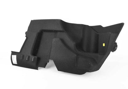 Revestimiento lateral izquierdo OEM 51471977003 en gris medio para BMW Serie 3 E36 {316i, 318i} (modelos con cambio manual y automático, tracción trasera, años 1990–1998). Original BMW.