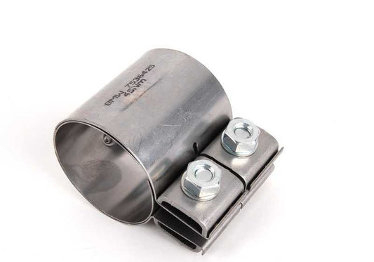 Manguito de unión escape Ø63,5 mm OEM 18307536425 para BMW {E81, E87, F20, E90, E91, E92, E93, E39, E65, E66, E52} y MINI {R52, R53}. Original BMW y MINI.