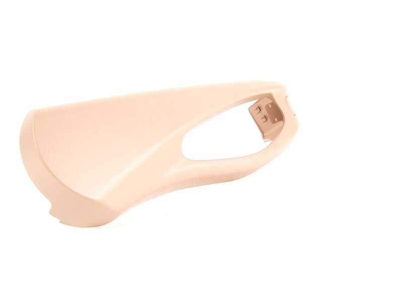 Tapa embellecedora exterior izquierda OEM 52108255661 para BMW Serie 3 E46 318Ci (modelos BP71, BP72, BP81, BP82, BW71, BW72, BW81, BW82, BY71, BY72). Color beige claro. Original BMW.