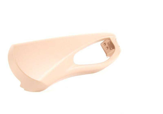 Tapa embellecedora exterior izquierda OEM 52108255661 para BMW Serie 3 E46 318Ci (modelos BP71, BP72, BP81, BP82, BW71, BW72, BW81, BW82, BY71, BY72). Color beige claro. Original BMW.