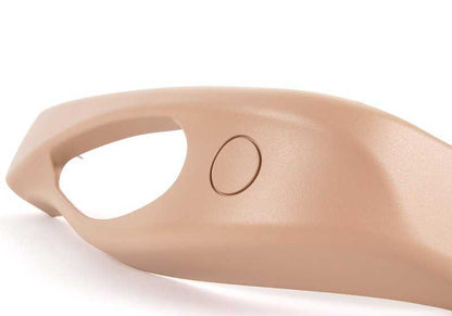 Tapa embellecedora exterior izquierda OEM 52108255661 para BMW Serie 3 E46 318Ci (modelos BP71, BP72, BP81, BP82, BW71, BW72, BW81, BW82, BY71, BY72). Color beige claro. Original BMW.