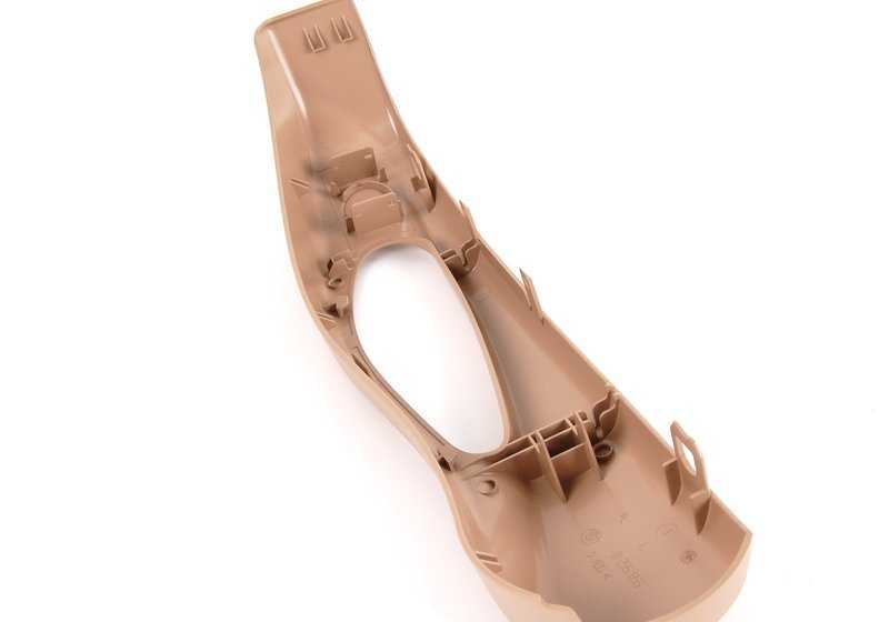 Tapa embellecedora exterior izquierda OEM 52108255661 para BMW Serie 3 E46 318Ci (modelos BP71, BP72, BP81, BP82, BW71, BW72, BW81, BW82, BY71, BY72). Color beige claro. Original BMW.