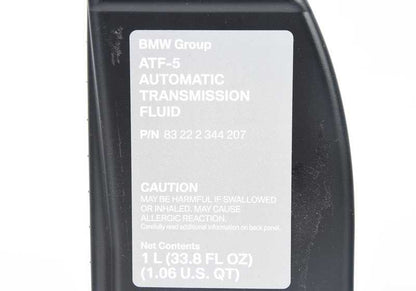 Aceite ATF 5 para cambio automático OEM 83222344207 para BMW R50, R52 y MINI R50, R52. Bote de 1L. Lubricante original para transmisiones automáticas. Original BMW y MINI.