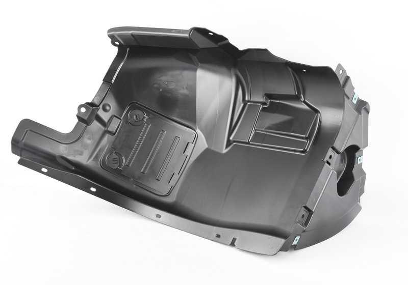 Revestimiento interior paso de rueda delantero izquierdo OEM 51717290159 para BMW X1 E84. Original BMW.