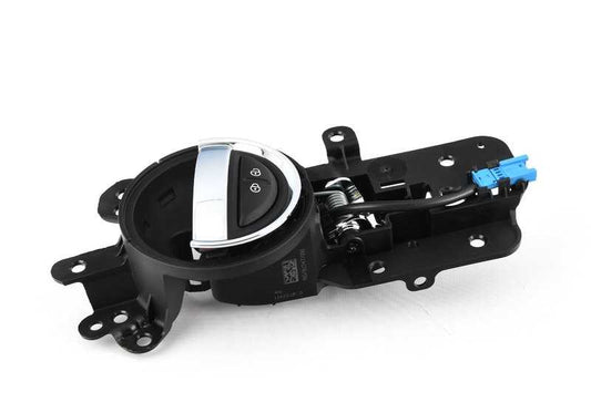 Tirador de puerta con interruptor interior derecho OEM 51417419656 para MINI F56, F55, F57... y más. Original MINI.