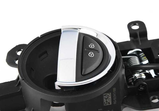 Tirador de puerta con interruptor interior derecho OEM 51417419656 para MINI F56, F55, F57... y más. Original MINI.