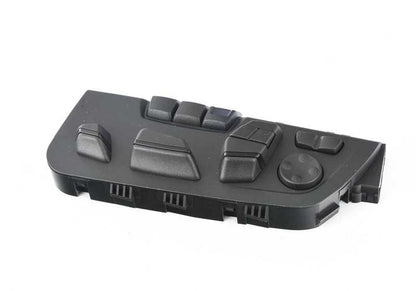 Interruptor de ajuste eléctrico del asiento izquierdo OEM 61319364977 para BMW F06, F12, F13. Original BMW.