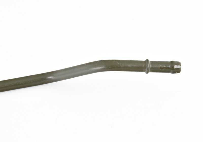 Conducto de combustible delantero trasero para BMW Serie 7 E38 (OEM 16121184172). Original BMW.