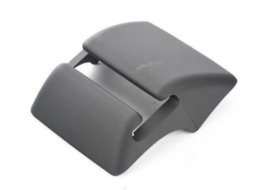 Cubierta soporte cortinilla trasera OEM 51478217252 para BMW E39. Pieza original BMW. Ideal para reponer el embellecedor de la bandeja trasera en vehículos con cortinilla. Color negro.