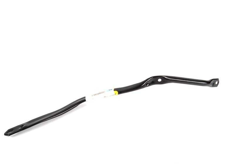 Barra diagonal delantera izquierda OEM 51617265285 para BMW E88, E93, E93N, E89. Refuerzo de carrocería. Original BMW.