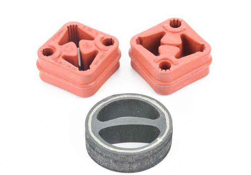 Kit de montaje para silencioso trasero OEM 18210151438 para BMW E36, Z3. Original BMW.