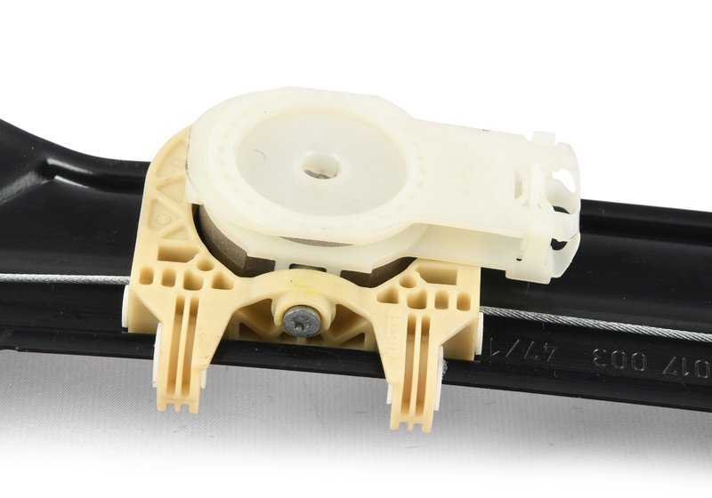 Elevalunas delantero izquierdo sin motor OEM 51337197919 para BMW F07 y F07N. Original BMW.