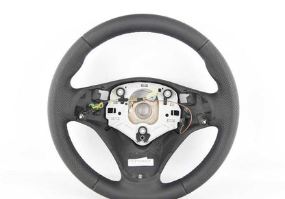 Volante deportivo con airbag de cuero OEM 32307839115 para BMW E81, E87, E82, E90, E92, E93, X1 E84... y más. Original BMW.