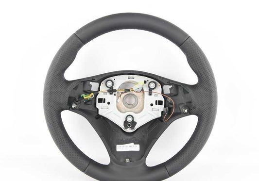 Volante deportivo con airbag de cuero OEM 32307839115 para BMW E81, E87, E82, E90, E92, E93, X1 E84... y más. Original BMW.